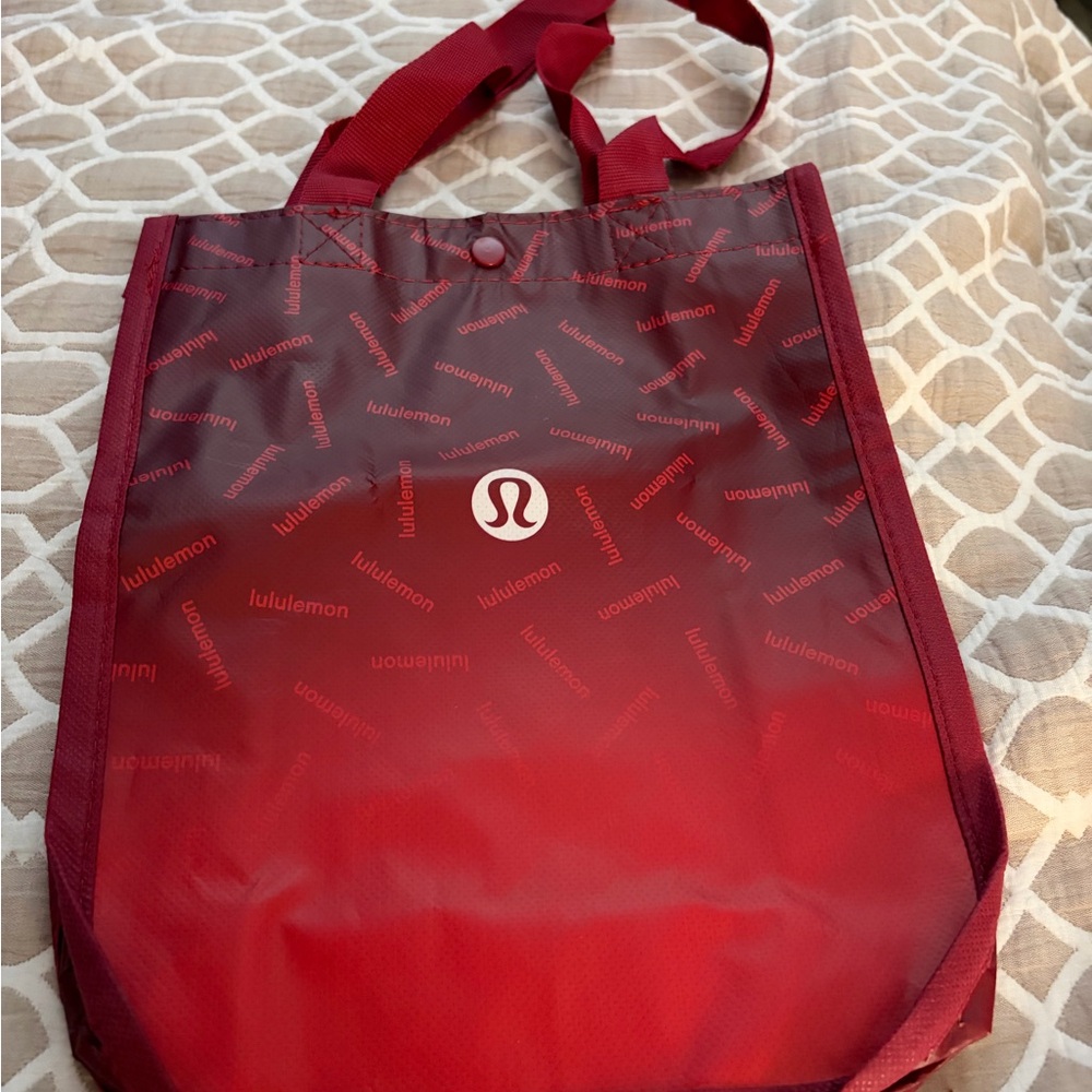 Lululemon Red Tote Bag